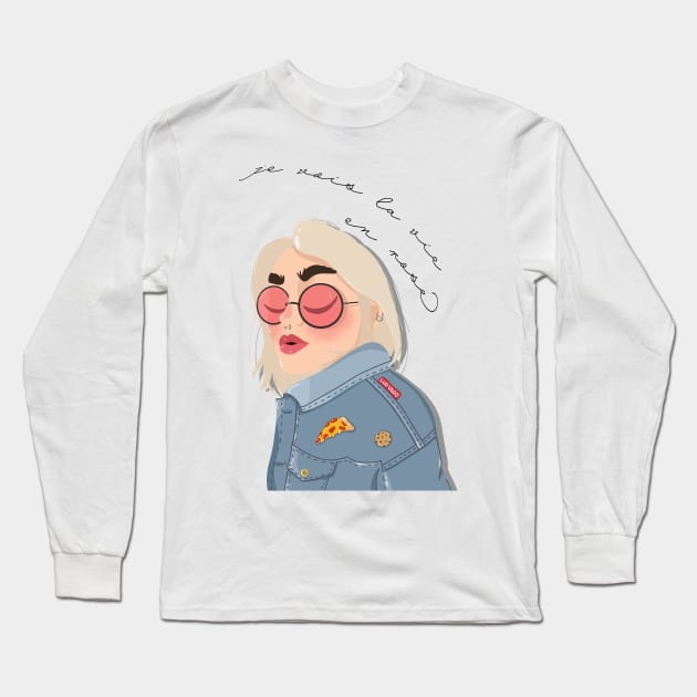 Vie en rose Long Sleeve T-Shirt by ludvago